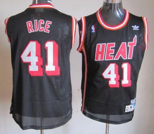 Men's Miami Heat Active Player Custom Black Hardwood Classics Nights Stitched Basketball Jersey